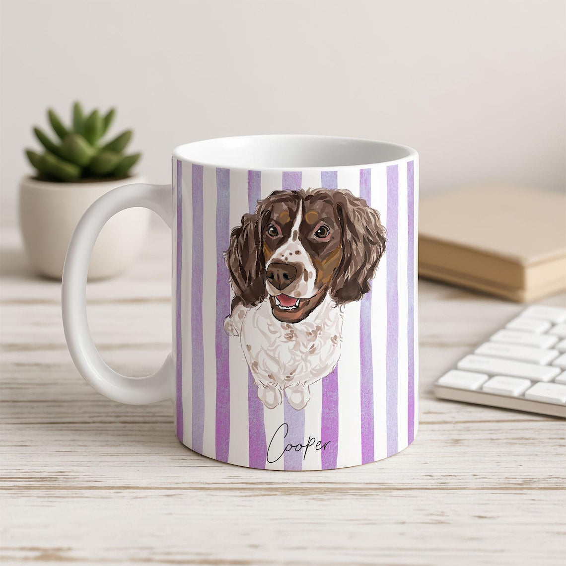 Tasse photo personnalisée pour animaux de compagnie avec visage et nom de chien, cadeau pour les amoureux des chiens