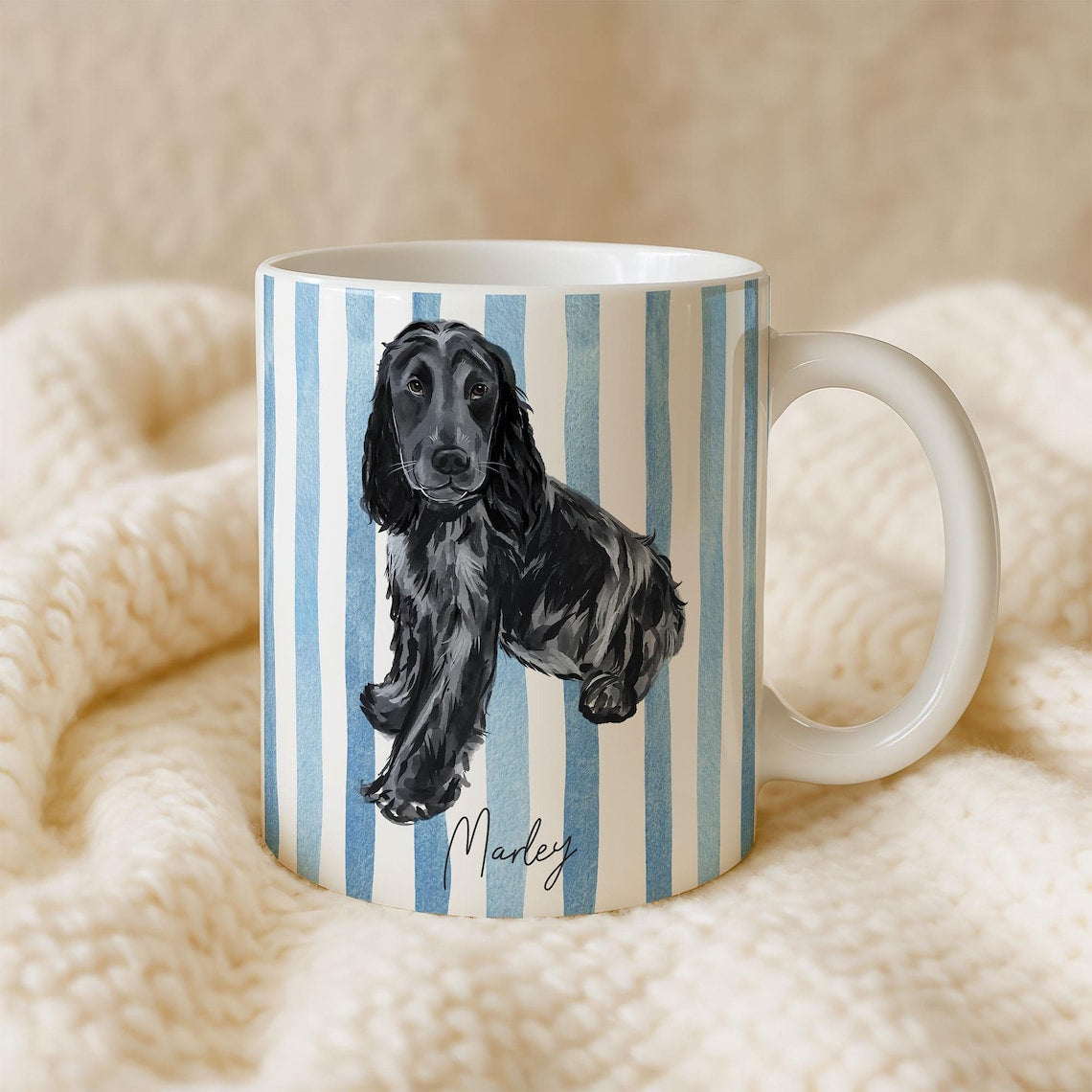 Tasse photo personnalisée pour animaux de compagnie avec visage et nom de chien, cadeau pour les amoureux des chiens