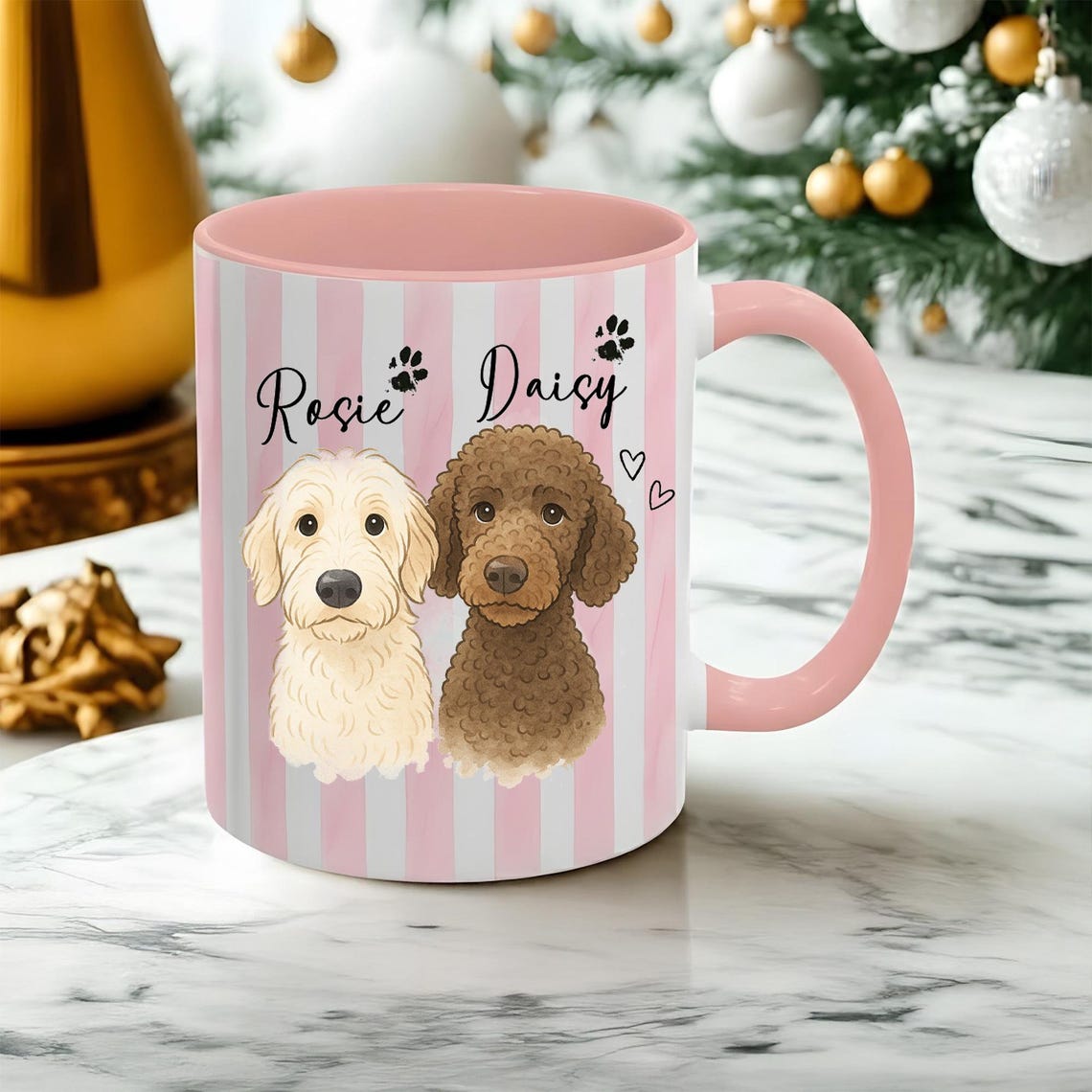Tasse photo personnalisée pour animaux de compagnie avec visage et nom de chien, cadeau pour les amoureux des chiens