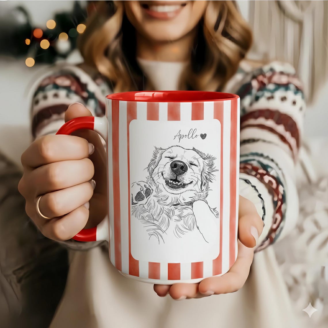 Tasse photo personnalisée pour animaux de compagnie avec visage et nom de chien, cadeau pour les amoureux des chiens