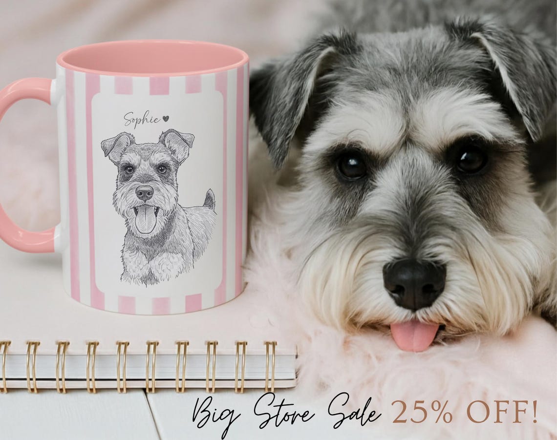 Tasse photo personnalisée pour animaux de compagnie avec visage et nom de chien, cadeau pour les amoureux des chiens