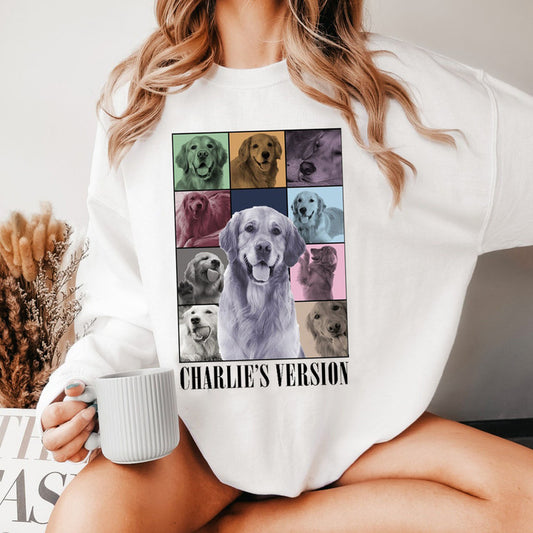 Individuell besticktes Haustierportrait-Sweatshirt-Geschenkideen für Haustierliebhaber